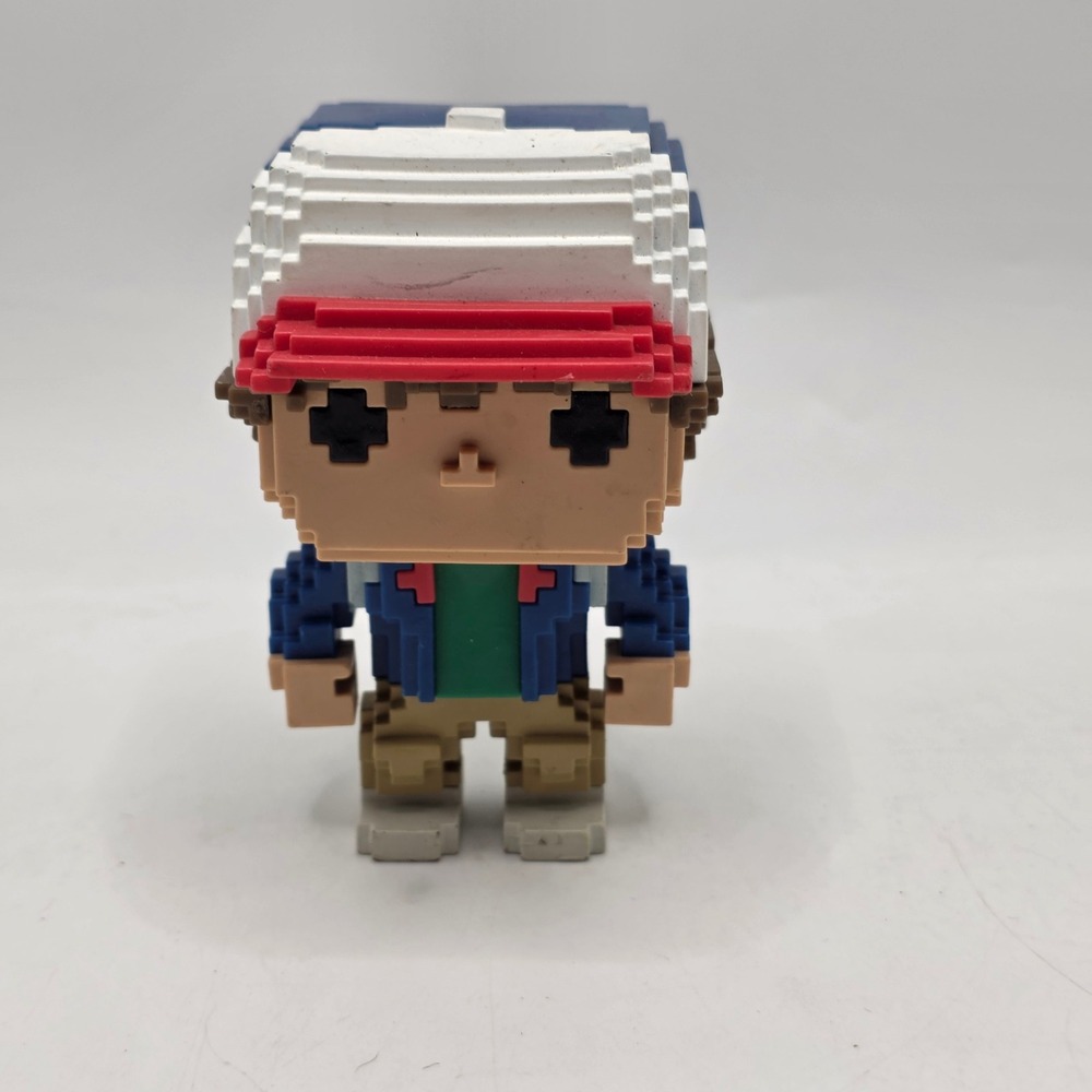 Funko Pop 8-Bit Dustin Stranger Things Vinyl Figure Pixelated Retro Netflix Toy